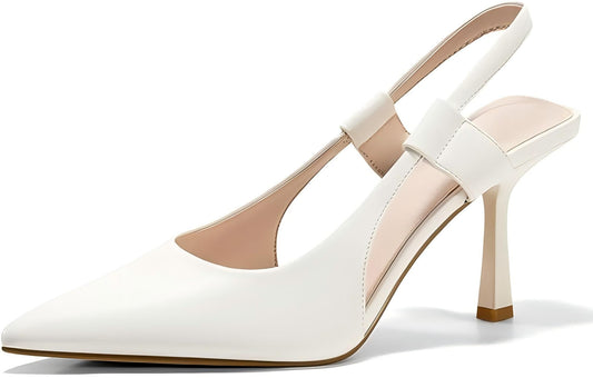 Harbor Elegance Slingback Heels - The Dock Drop