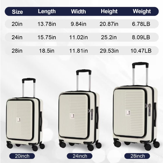Harbor Glide 4-Piece Luggage Set