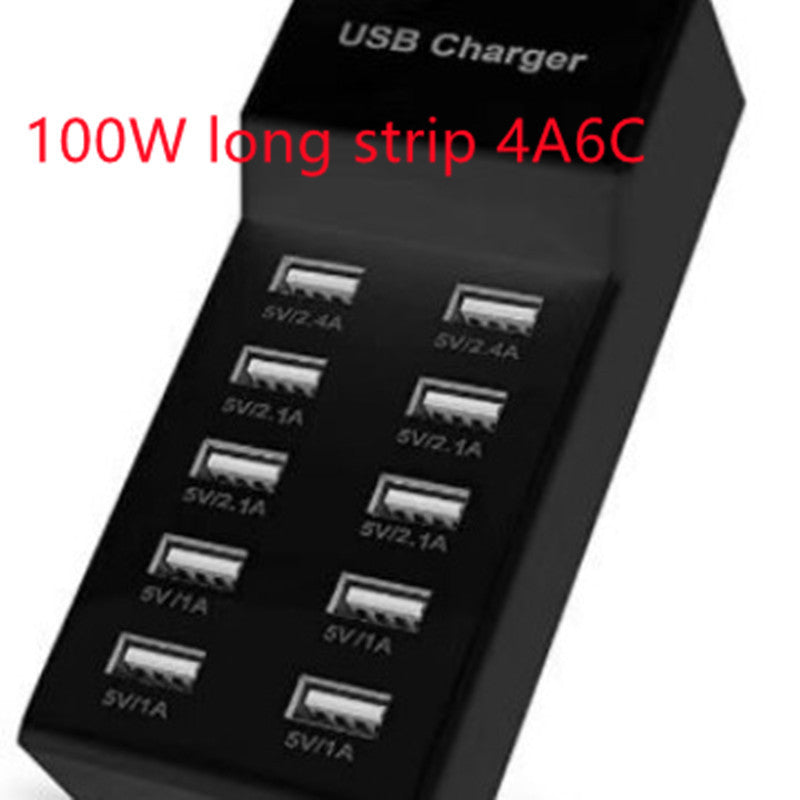 Multi-Port USB Charger – 8 Devices, One Outlet
