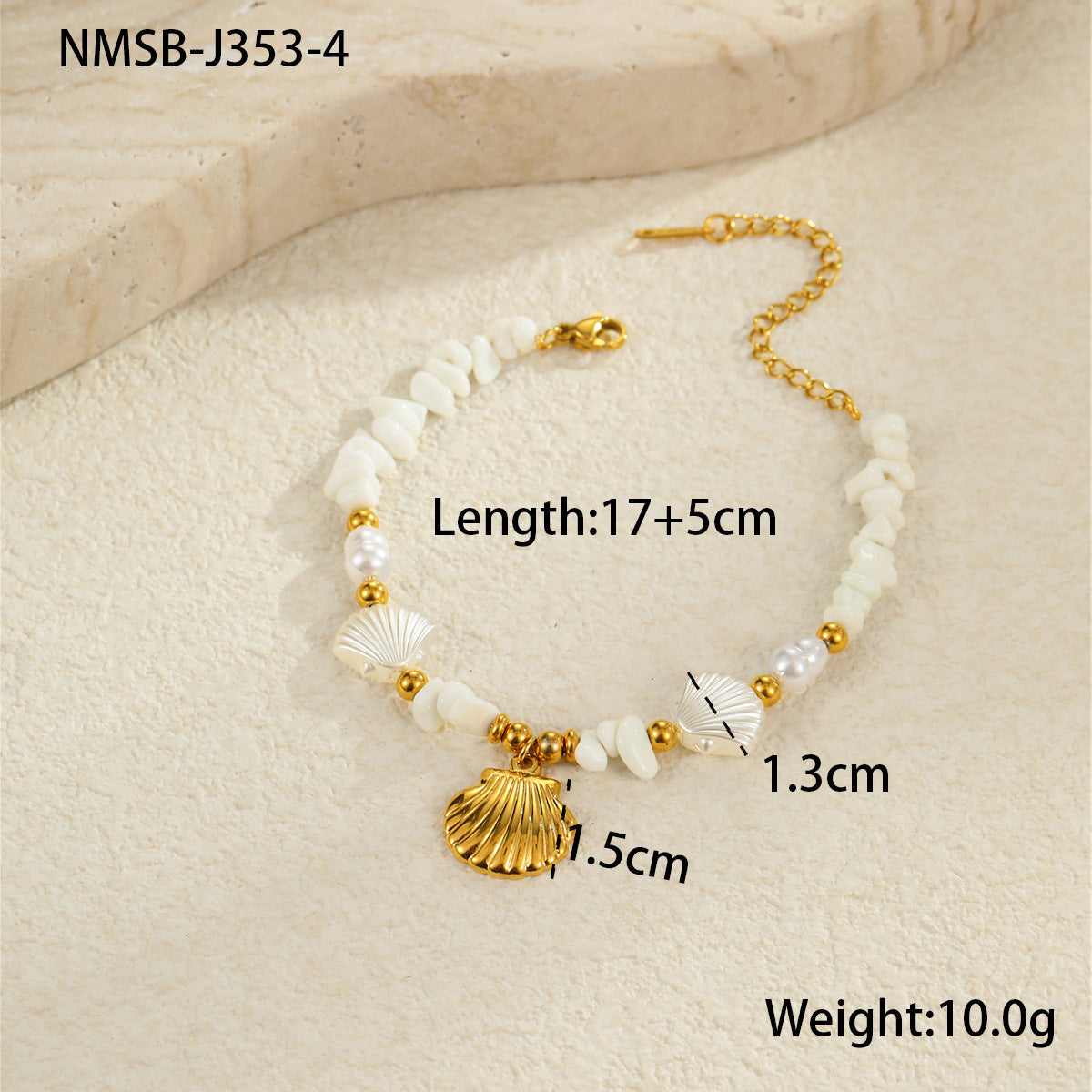 Gold Starfish Pendant Necklace