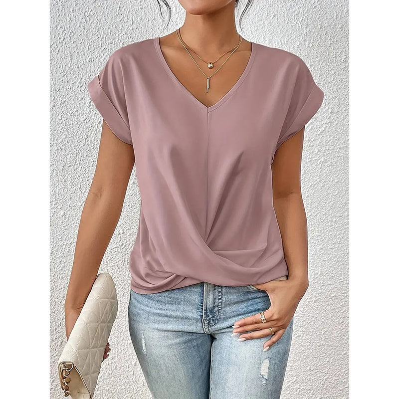 Everyday Ease™ Casual V-Neck Top