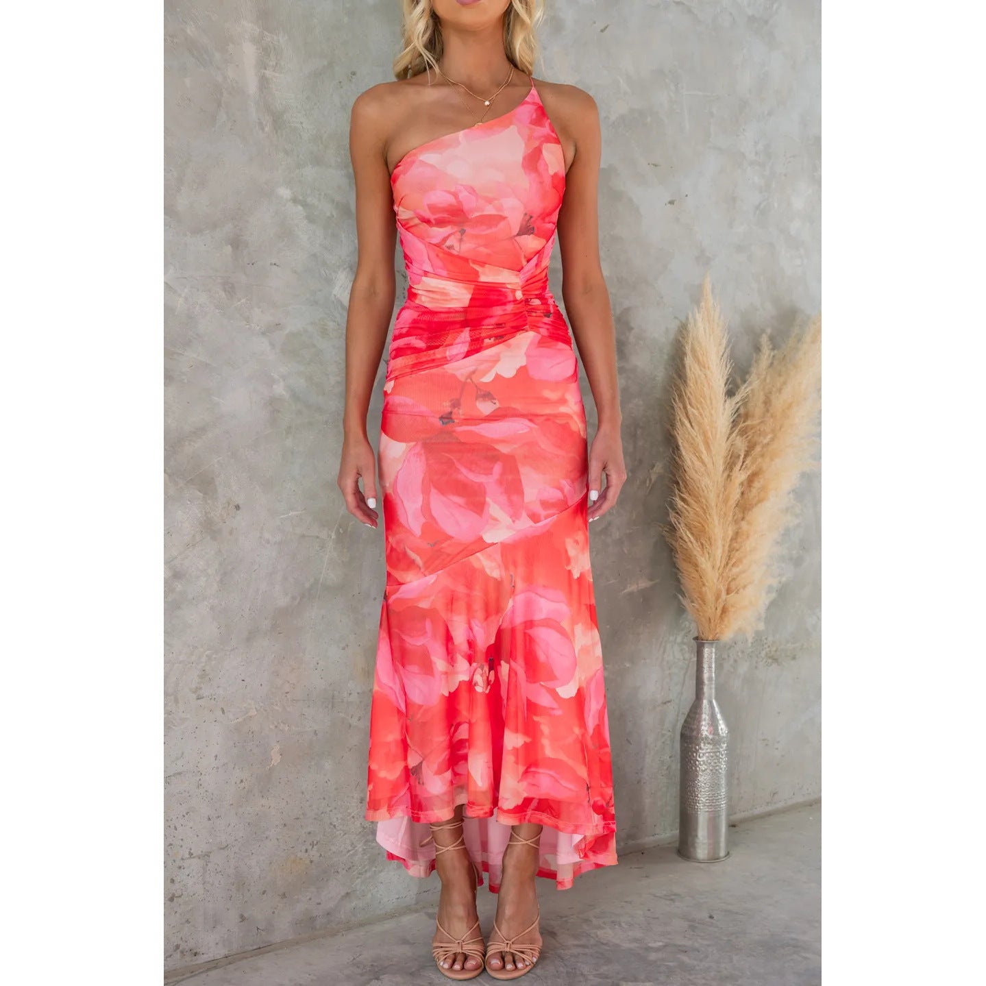 Island Aura™ One-Shoulder Maxi Dress