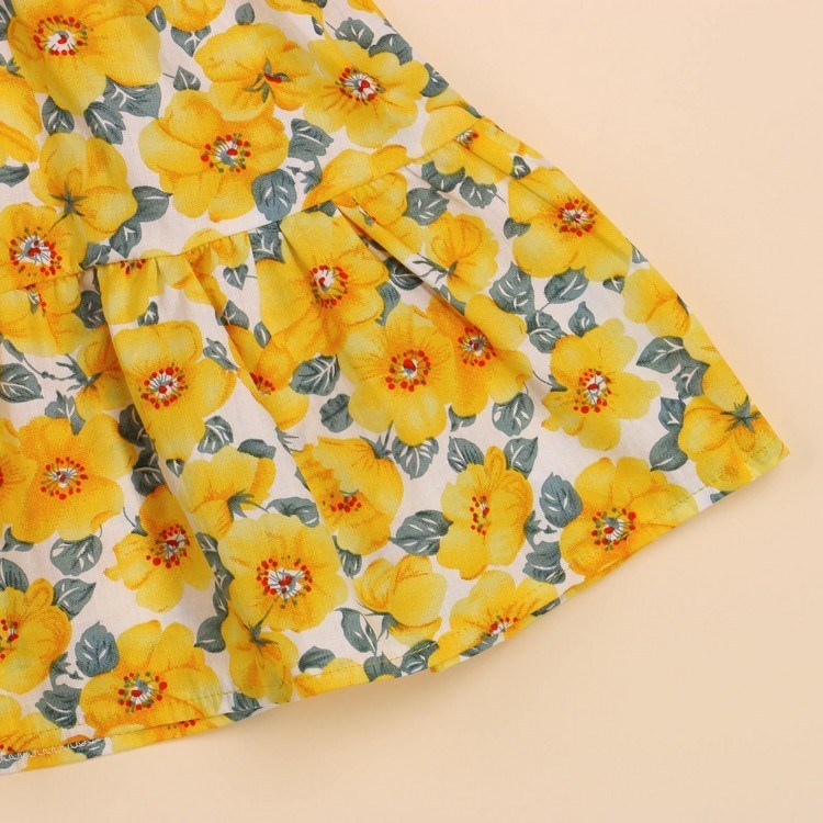 Sunshine Blooms Belted Dress