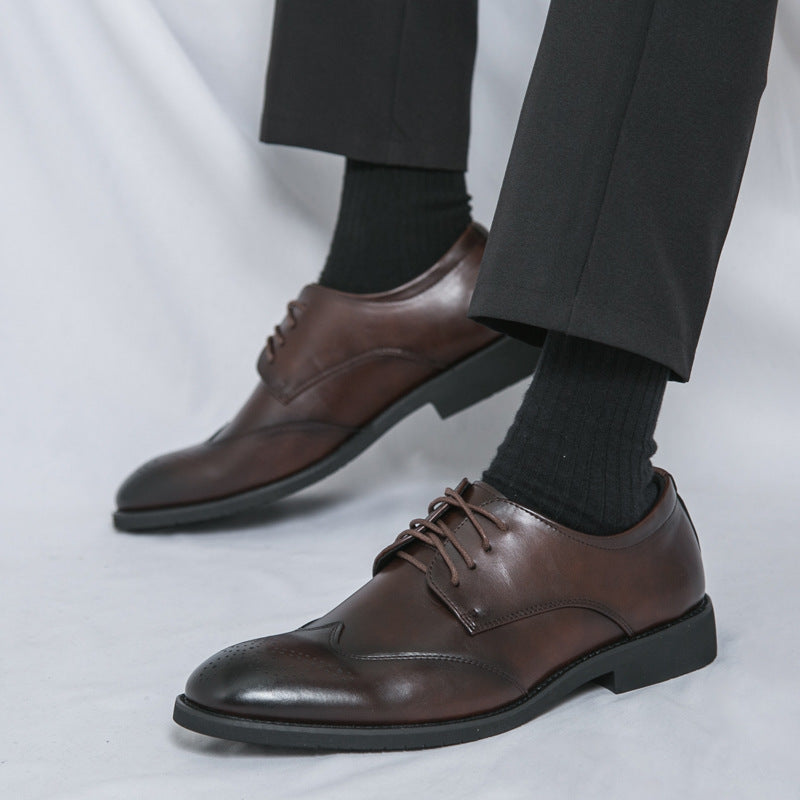 Men’s Classic Leather Oxford Dress Shoes