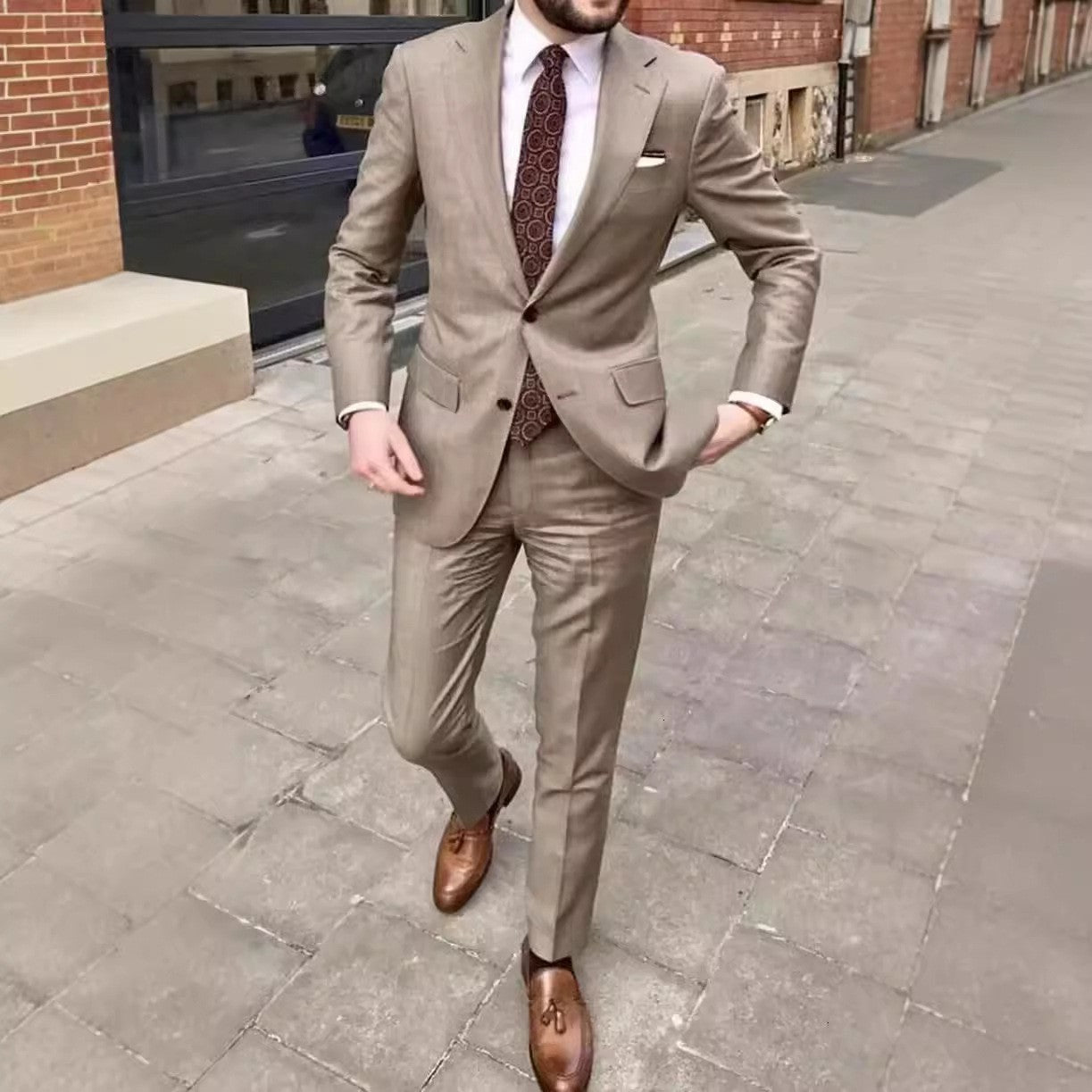 Executive Harbor Slim-Fit Suit Set