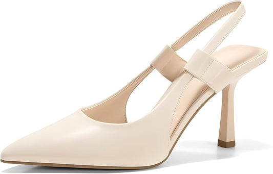 Harbor Elegance Slingback Heels