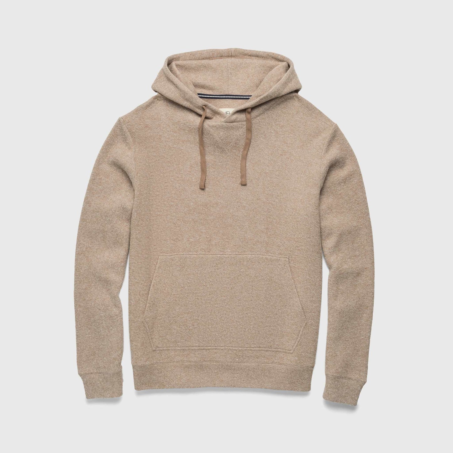 Justin Cashmist Fleece Hoodie – Camel Heather, Pullover Style - The Dock Drop