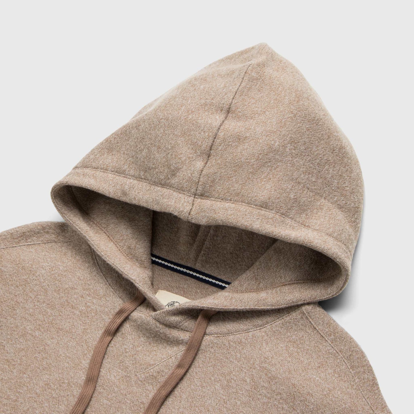 Justin Cashmist Fleece Hoodie – Camel Heather, Pullover Style - The Dock Drop
