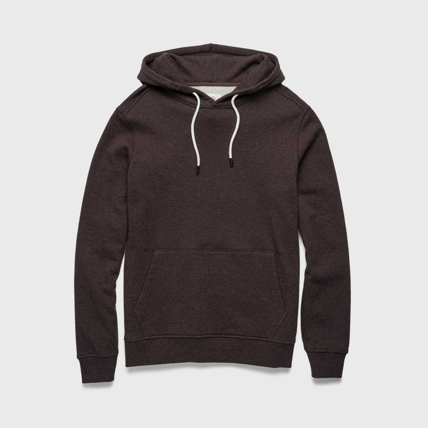 Marine French Terry Hoodie - Brown Heather - The Dock Drop