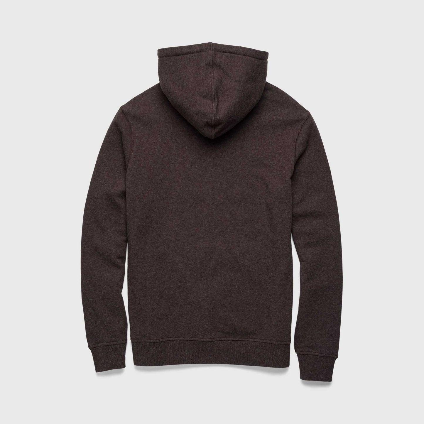 Marine French Terry Hoodie - Brown Heather - The Dock Drop