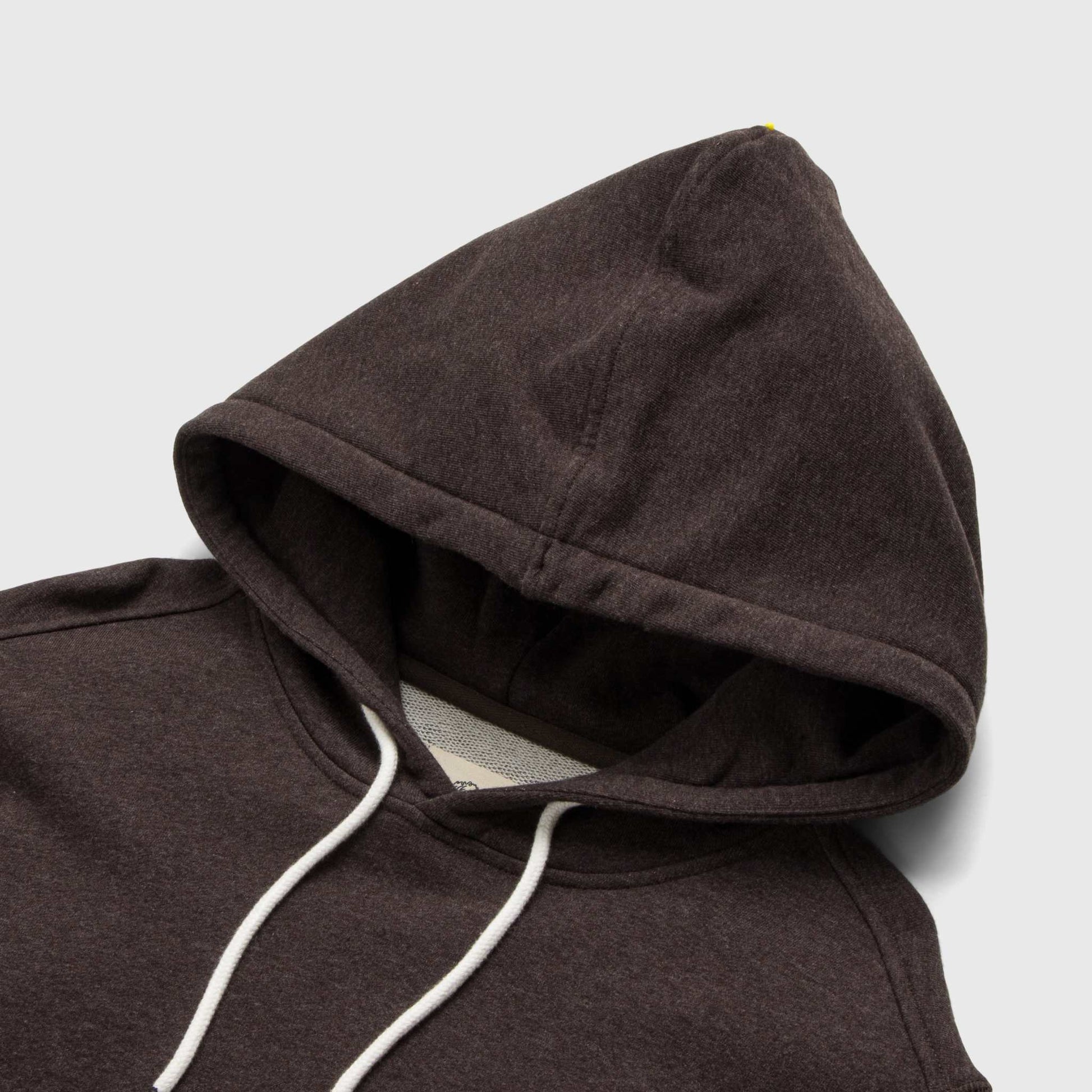 Marine French Terry Hoodie - Brown Heather - The Dock Drop