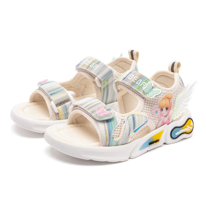 Harpy Bear Kids Girls’ Shiny Princess Sport Sandals - The Dock Drop
