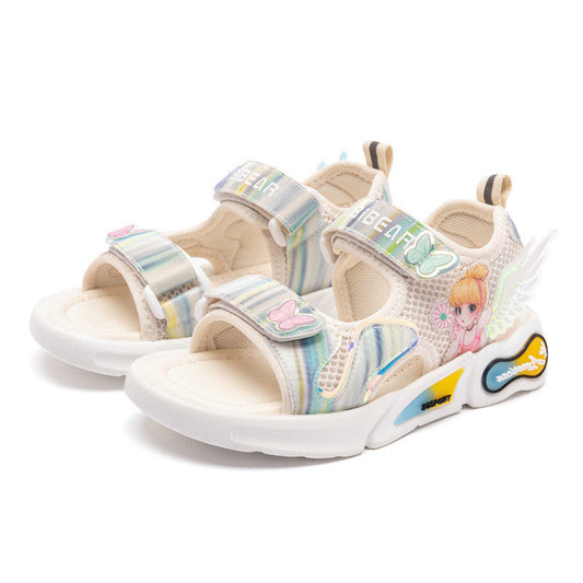 Harpy Bear Kids Girls’ Shiny Princess Sport Sandals - The Dock Drop