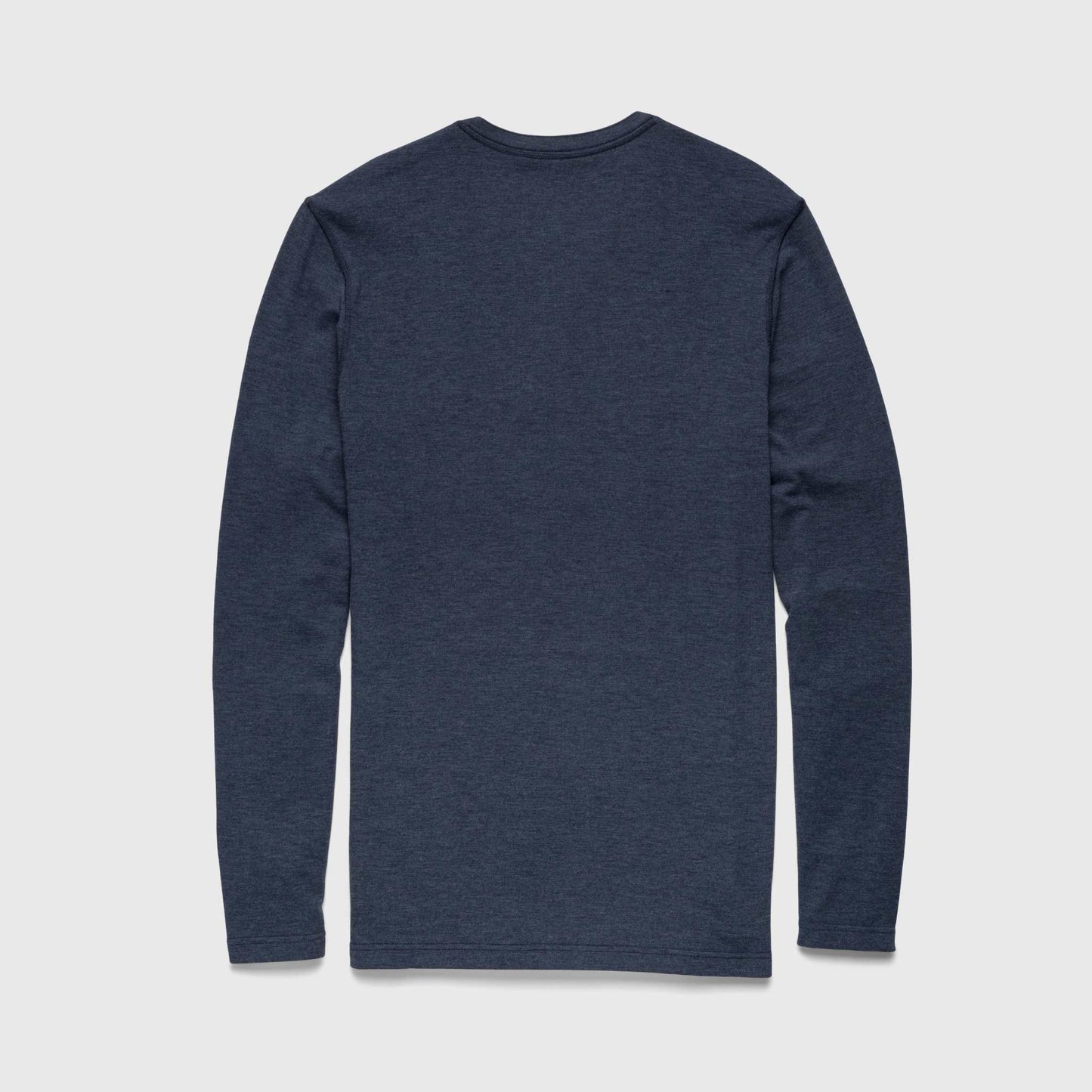 Sean Ultra Soft Classic Henley - Navy Heather - The Dock Drop