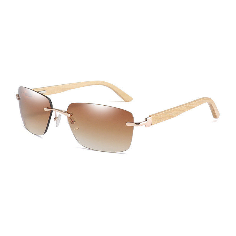 Frameless Square Sunglasses