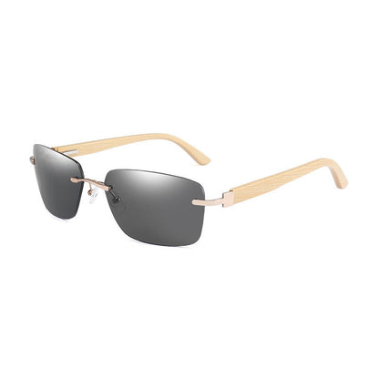 Frameless Square Sunglasses