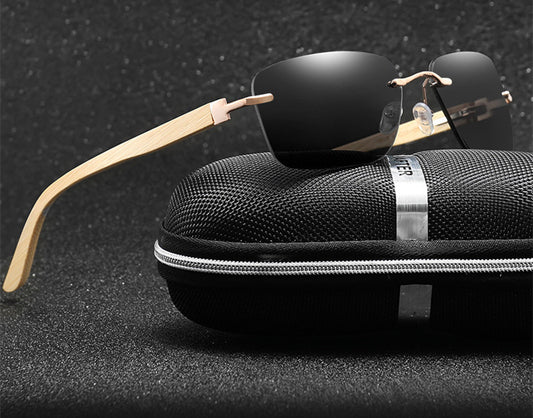 Frameless Square Sunglasses