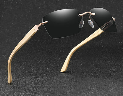 Frameless Square Sunglasses