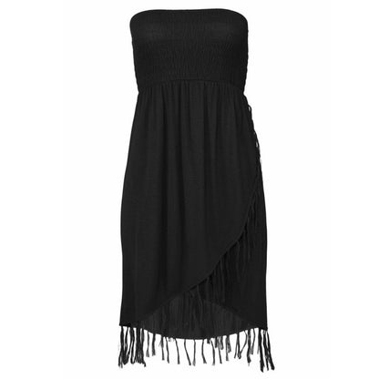 Breezy Fringe Beach Dress