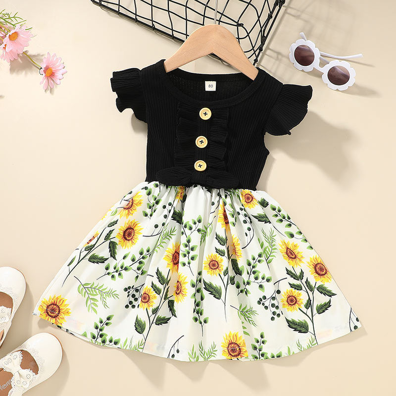Floral Stroll Dress – Toddler Girls’ Summer Outfit - The Dock Drop