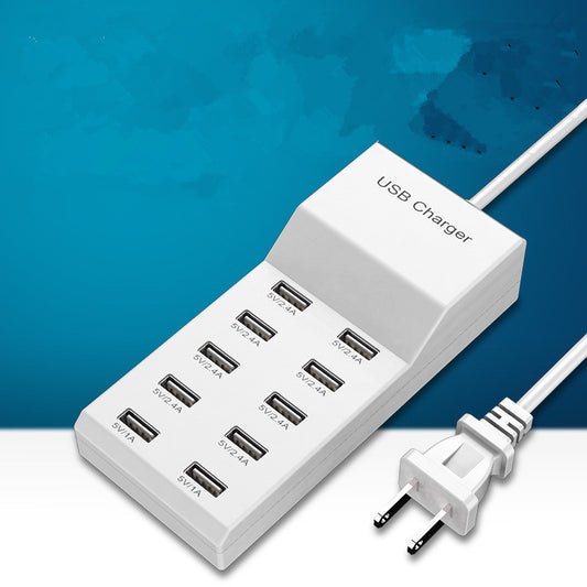 Multi-Port USB Charger – 8 Devices, One Outlet