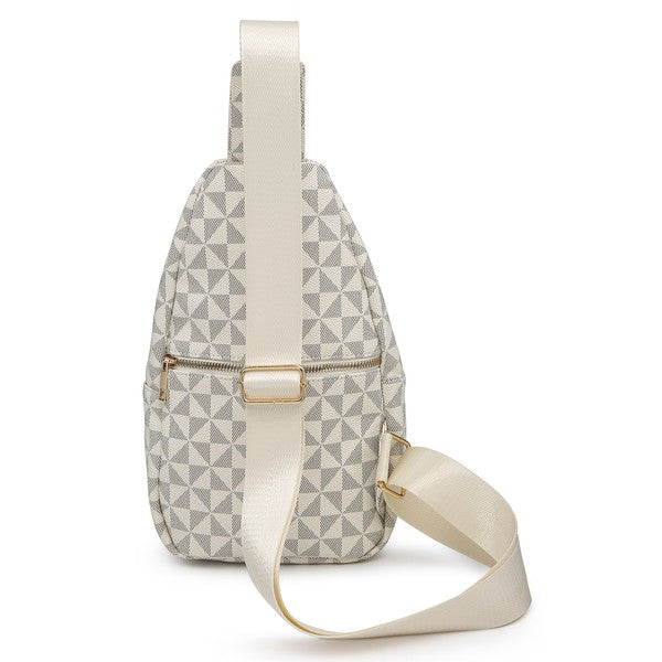 Pattern Sling Backpack
