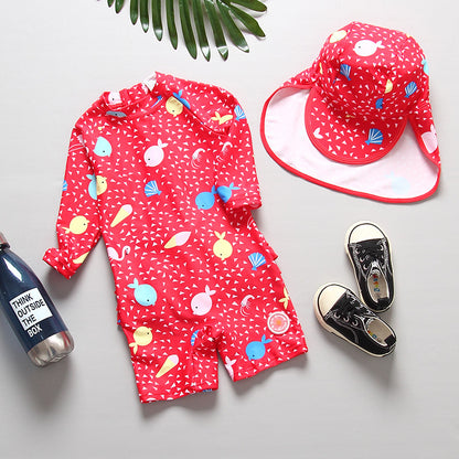 Protection swimwear for the little one. - The Dock Drop