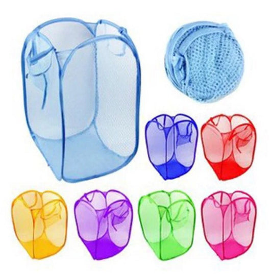 QuickFold™ Pop-Up Mesh Laundry Hamper - The Dock Drop