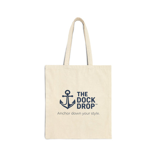 Nautical Cotton Canvas Tote Bag, Stylish Beach Tote, Eco-Friendly Shopping Bag, Cruise Essentials, Personalized Gift, Anchors Away
