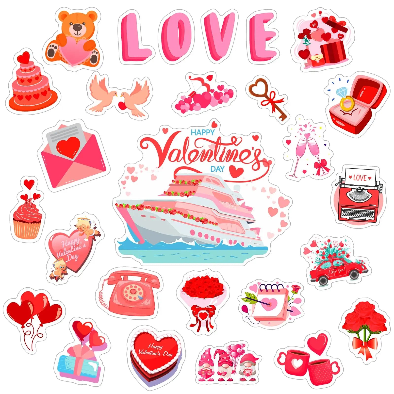 27 Pcs Cruise Door Magnets Decorations - The Dock Drop