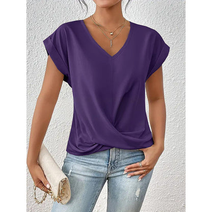 Everyday Ease™ Casual V-Neck Top