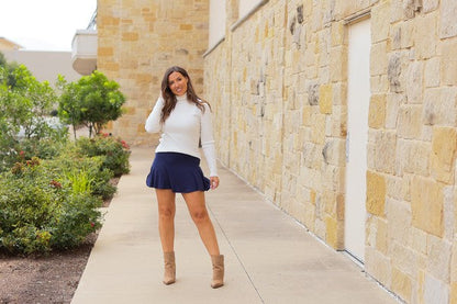 The Josie Navy Skort