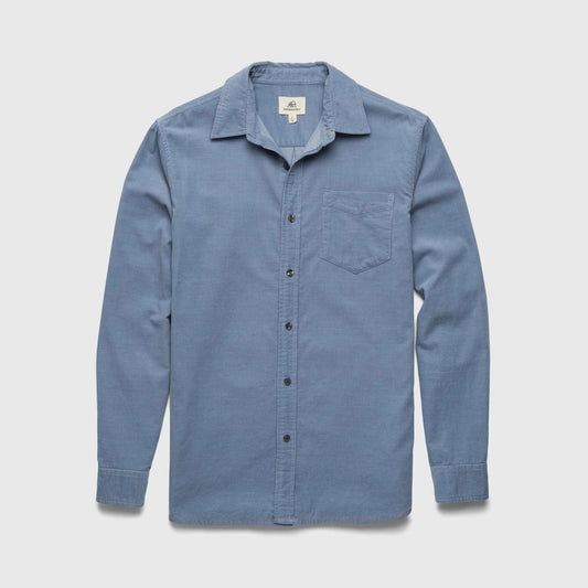 Brian Corduroy Shirt - Country Blue - The Dock Drop
