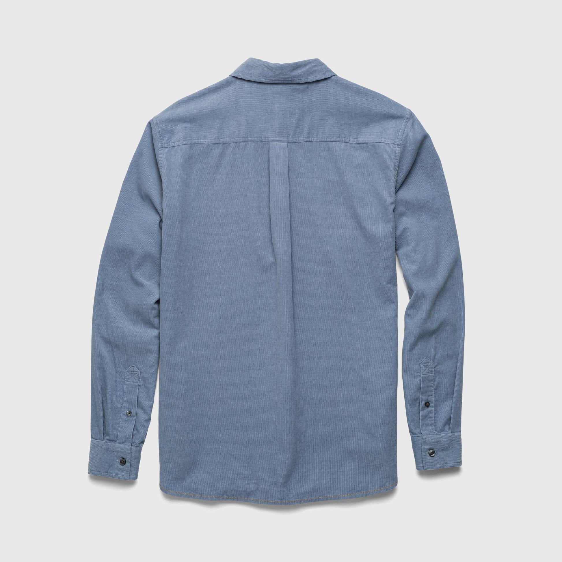 Brian Corduroy Shirt - Country Blue - The Dock Drop