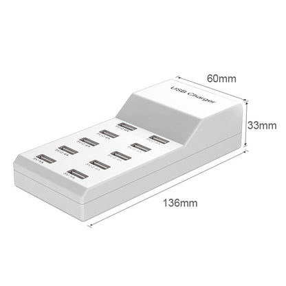 Multi-Port USB Charger – 8 Devices, One Outlet