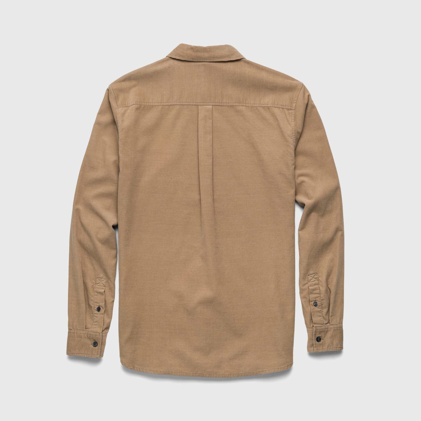 Brian Corduroy Shirt – Chinchilla, Soft Baby Cord, Long Sleeve - The Dock Drop