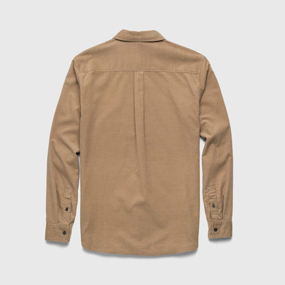 Brian Corduroy Shirt – Chinchilla, Soft Baby Cord, Long Sleeve - The Dock Drop