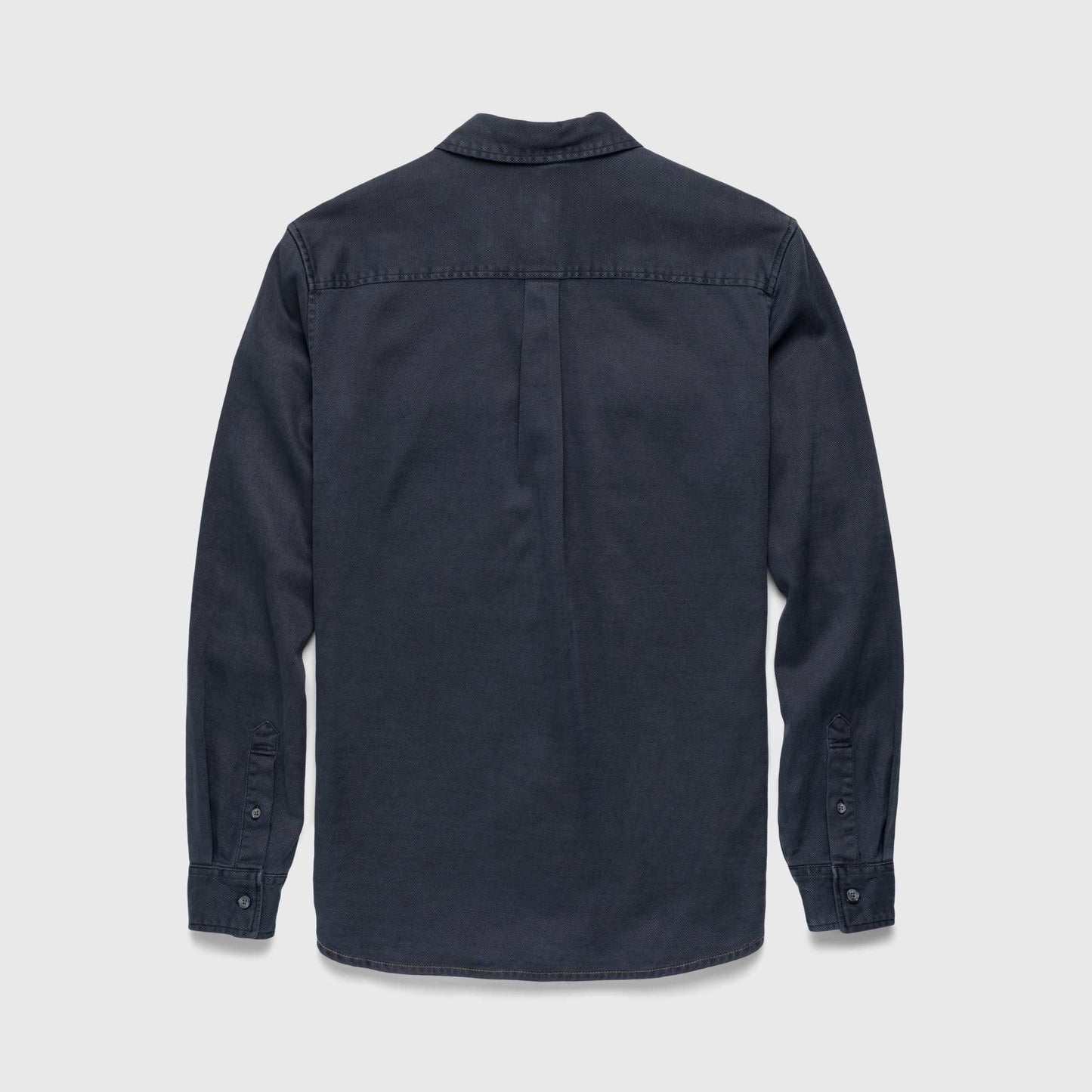 Jeb Tencel Shirt - Navy - The Dock Drop