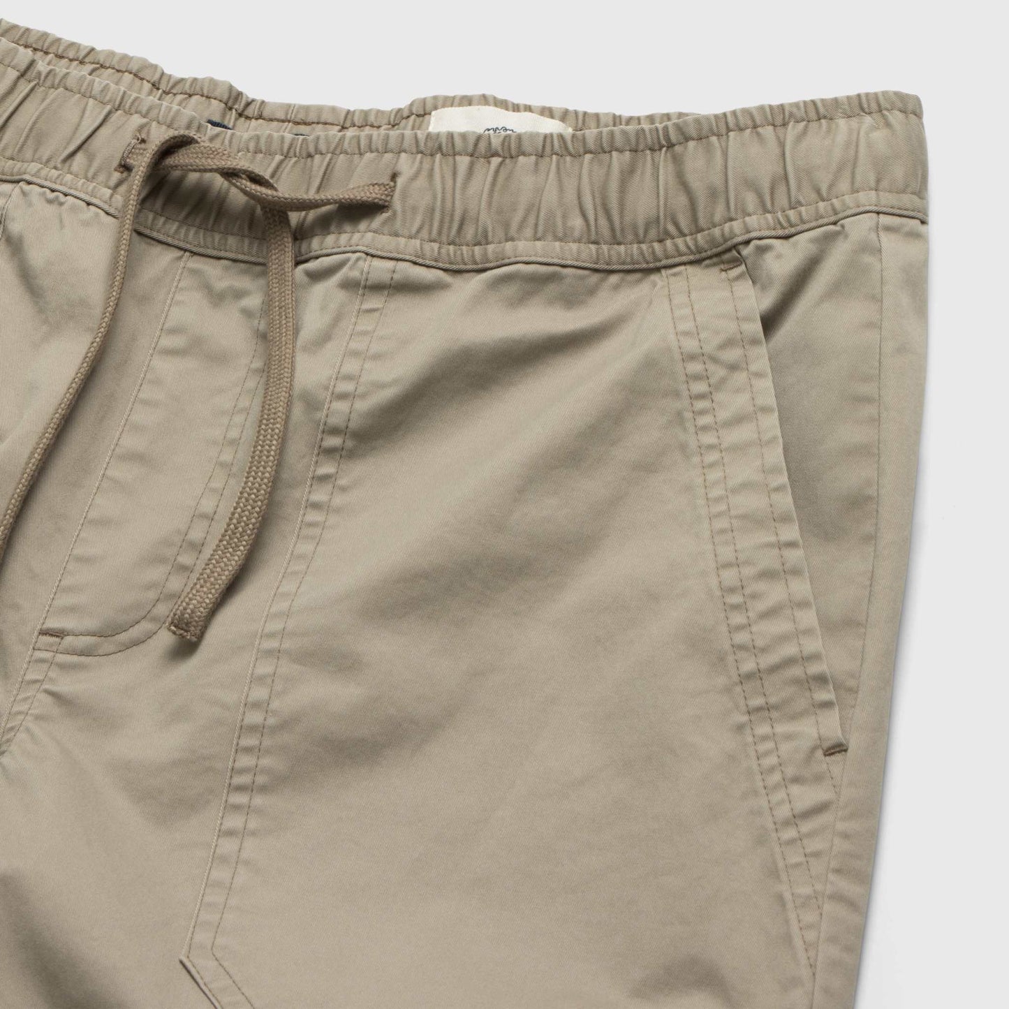 Tyler Poplin Utility Pant – Khaki, Soft Stretch, Jogger Fit - The Dock Drop