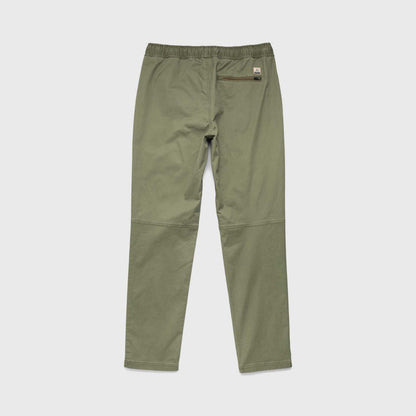 Tyler Poplin Utility Pant – Lichen Green, Soft Stretch, Jogger Fit - The Dock Drop