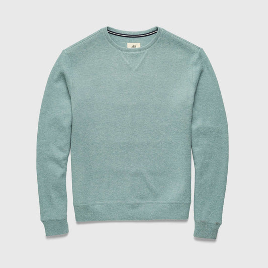 Butch Cashmist Crewneck - Aqua Heather - The Dock Drop