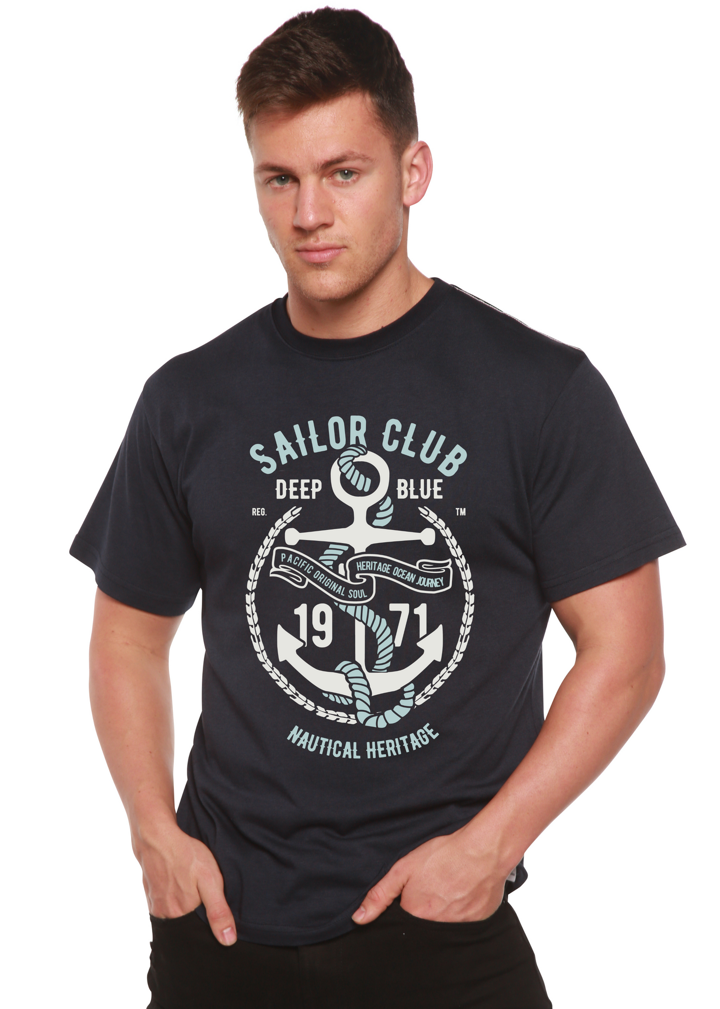 Sailor Club Spun Bamboo® Men's Bamboo Viscose T-Shirt