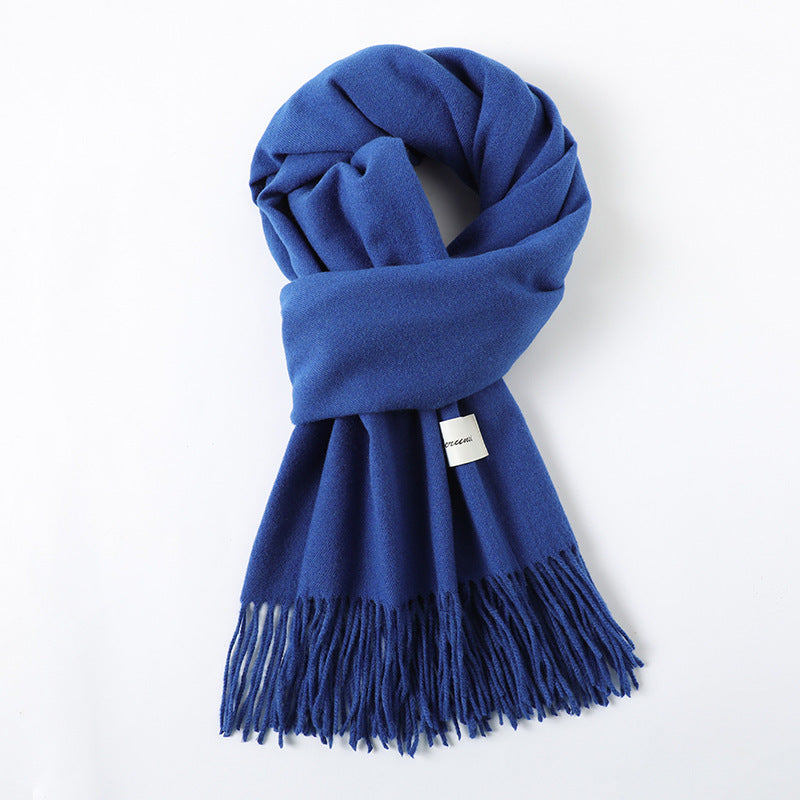 Soft Cashmere-Blend Scarf – Elegant Travel Essential - The Dock Drop