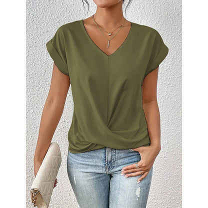 Everyday Ease™ Casual V-Neck Top