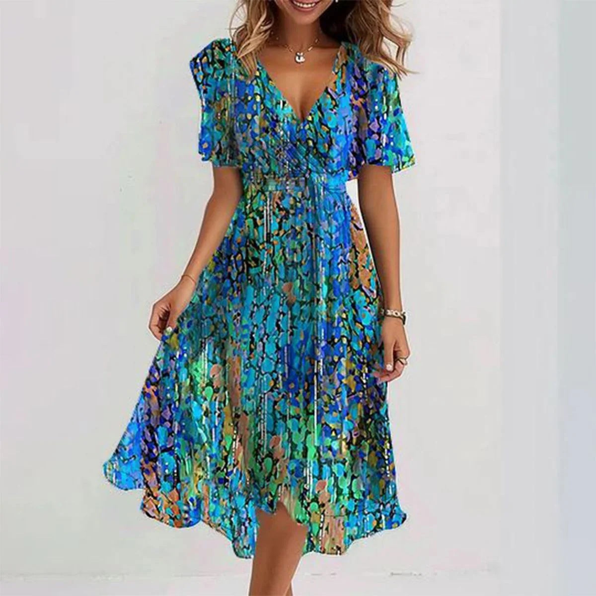 Sea Breeze Chiffon Dress™ - The Dock Drop