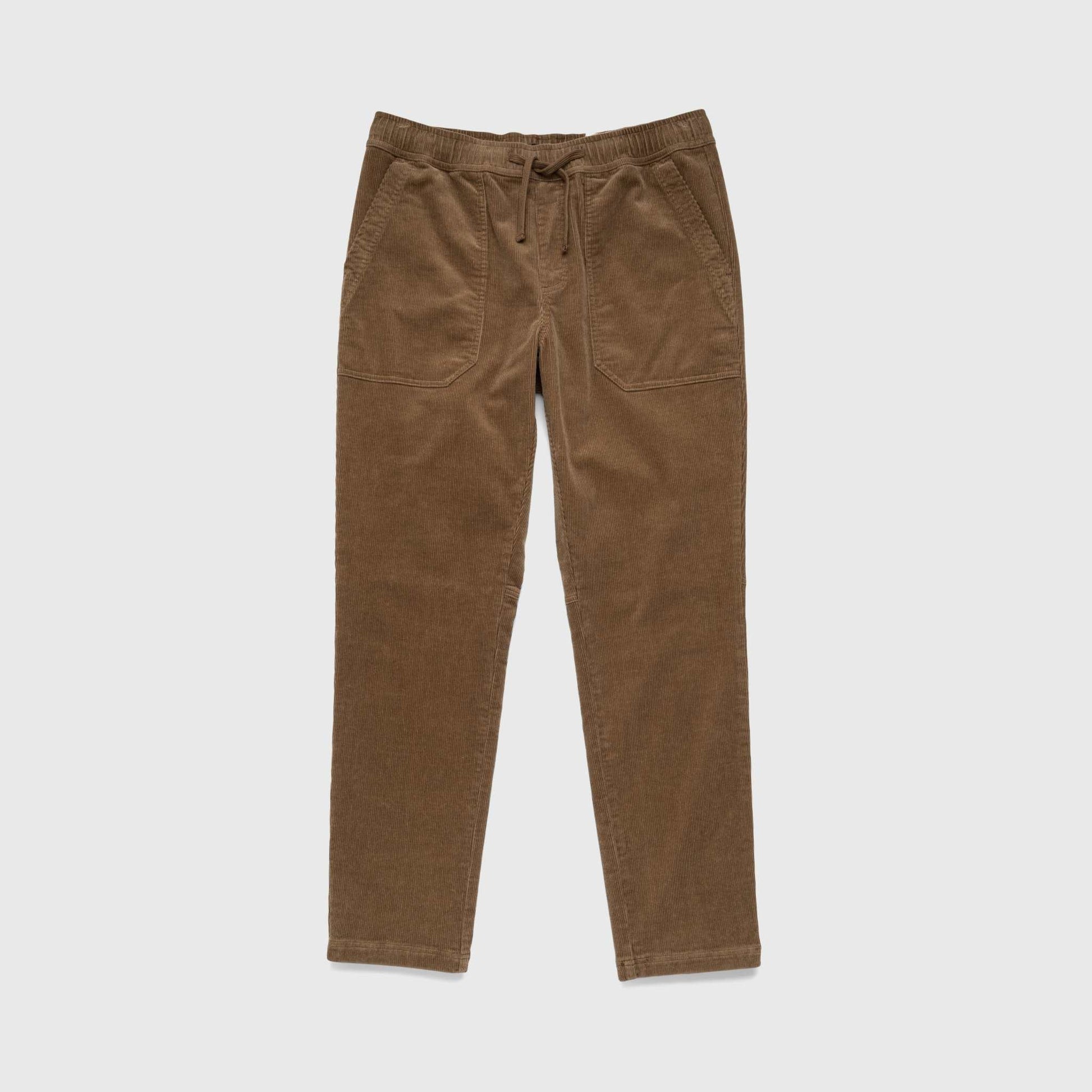 Tyler Poplin Utility Pant – Toffee, Soft Stretch, Jogger Fit - The Dock Drop