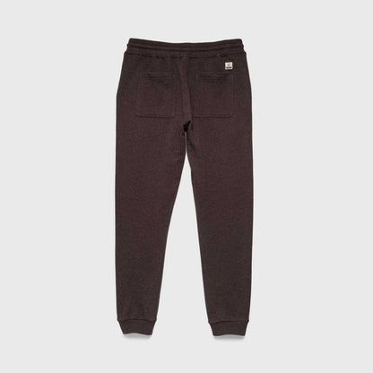 Dune Drawstring Terry Jogger – Brown Heather, Soft French Terry - The Dock Drop