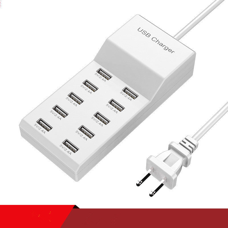 Multi-Port USB Charger – 8 Devices, One Outlet