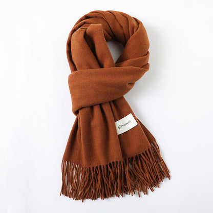 Soft Cashmere-Blend Scarf – Elegant Travel Essential - The Dock Drop