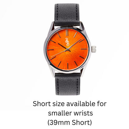 Orange Sunburst Watch - The Dock Drop